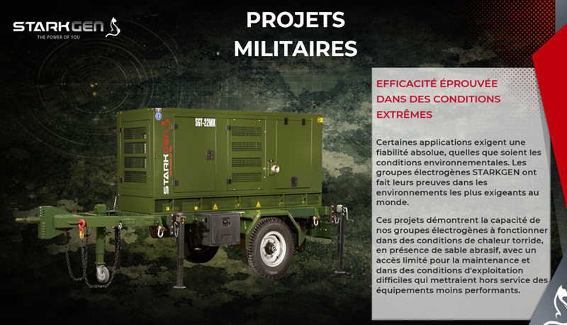 4000 kg Single Axle Tactical Military Generator Trailer