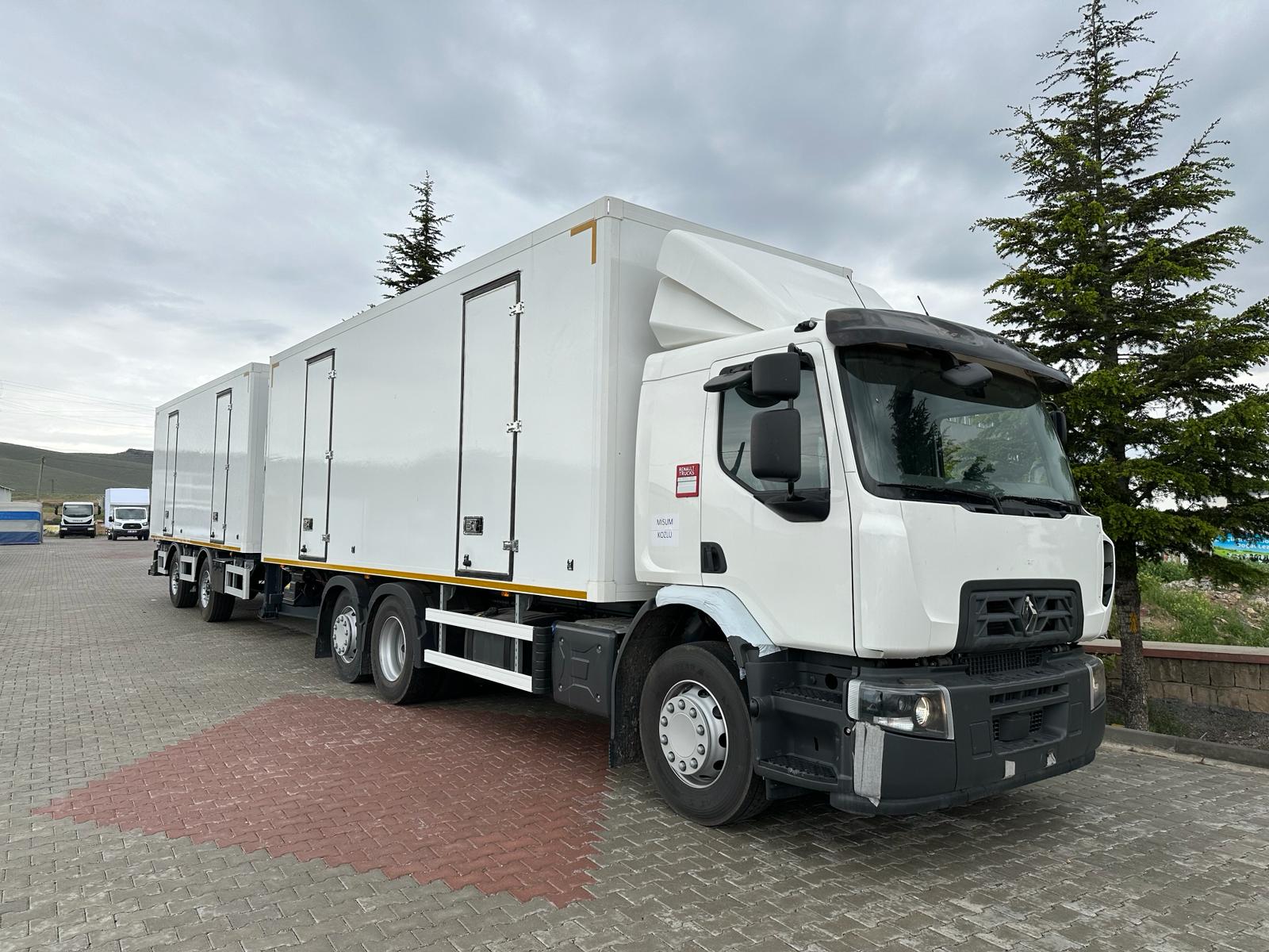 18000 kg 2-Axle Central Box Body Trailer (Dry Cargo, WABCO EBS, CTP Body)
