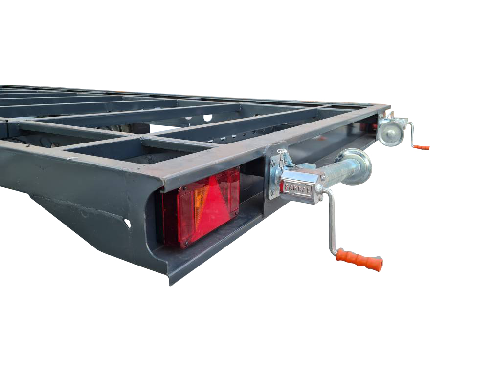 3500 kg Double Axle Raft Box Trailer