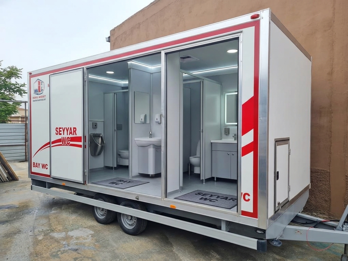 3500 kg Dual Axle Central Mobile Toilet / Restroom Trailer (CTP Panel)