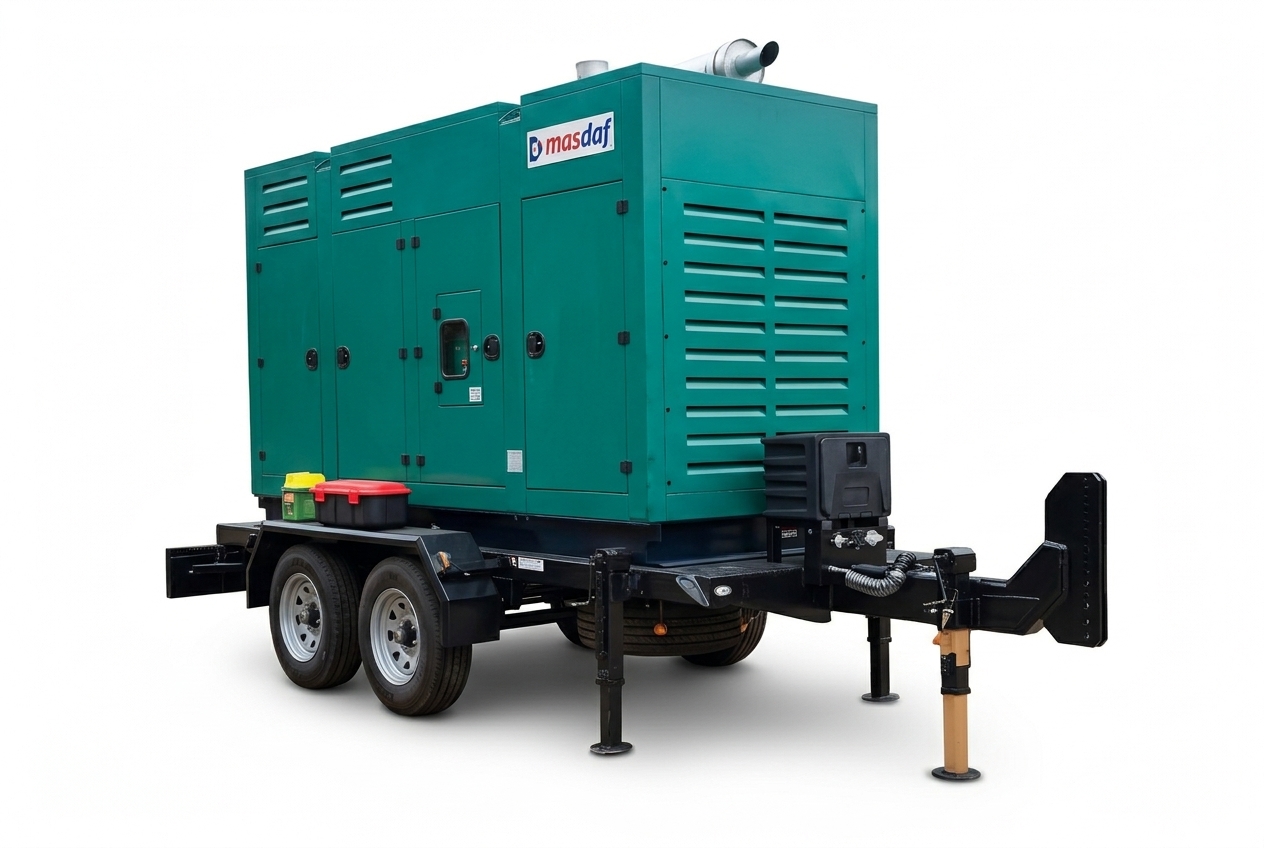 10,000 kg Dual Axle Central Axle Generator Trailer (Air Brakes, WABCO ABS & Quad Stabilizers)