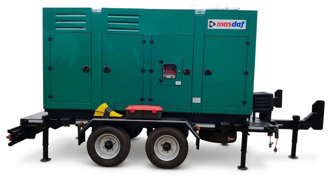 10,000 kg Dual Axle Central Axle Generator Trailer (Air Brakes, WABCO ABS & Quad Stabilizers)