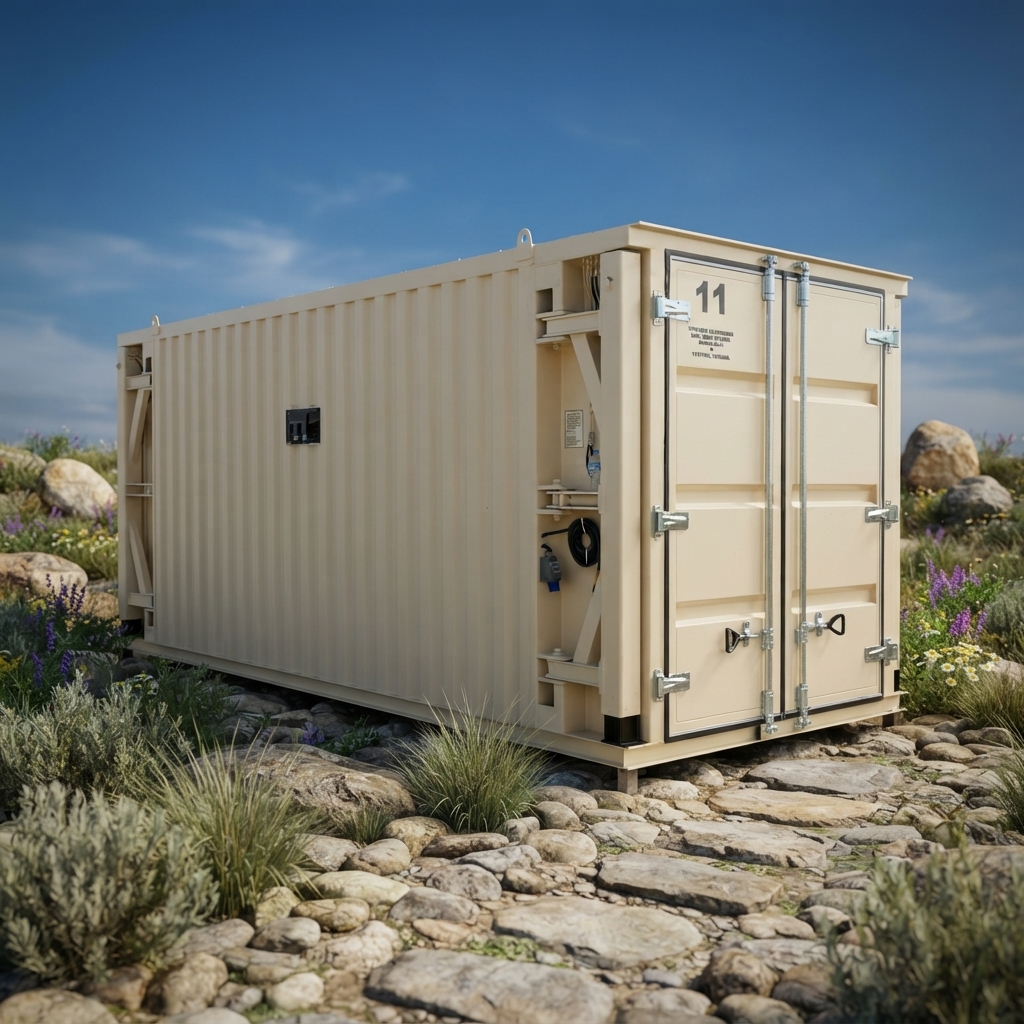 20 DC Military Container Carrier with Hydraulic Stabilizer Legs