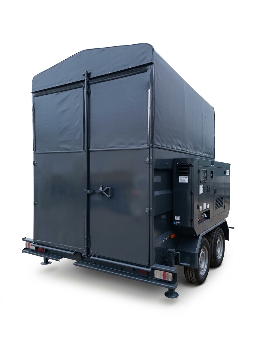 3500 kg Dual Axle Central Unmanned Ground Vehicle (UGV) Transport Trailer