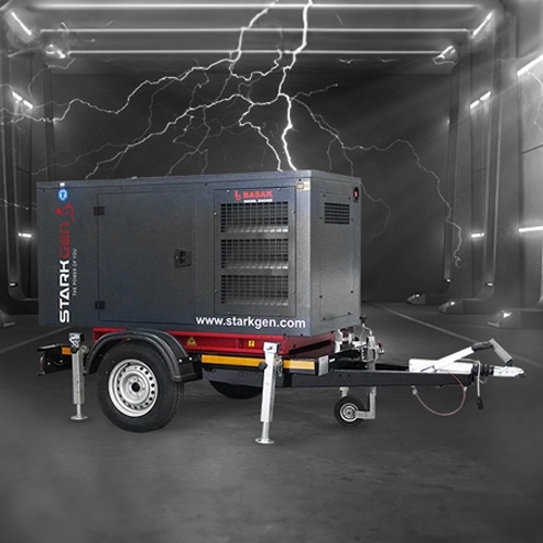 4000 kg Single Axle Tactical Military Generator Trailer