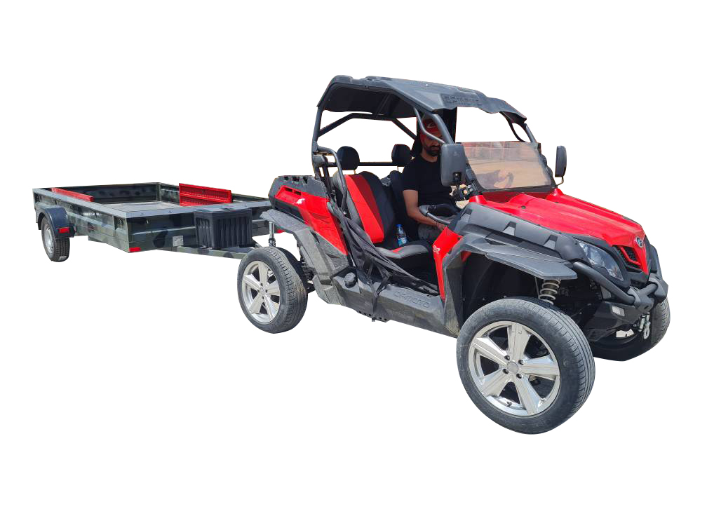 750 kg Single Axle Open Box Trailer