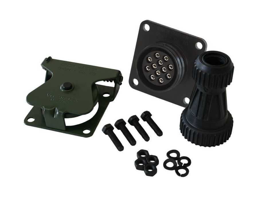12 Pin Military Socket/Socket 24v -EJR