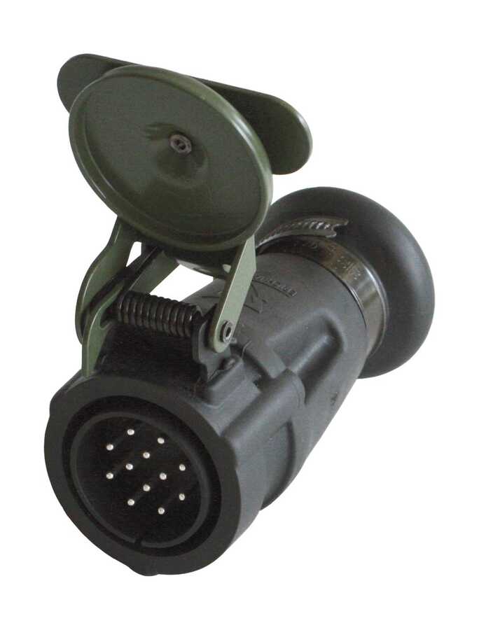 12 Pin Military Type Socket 2V-EJR