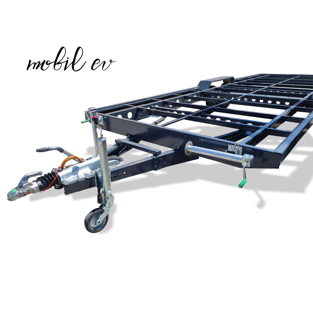 3500 kg Double Axle Raft Box Trailer