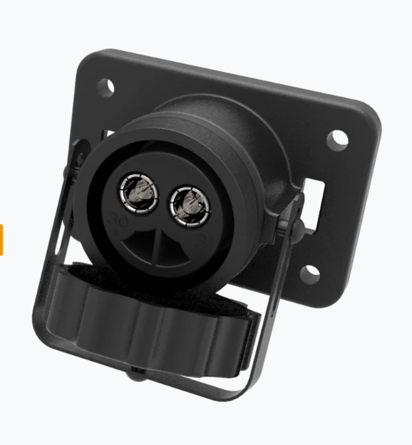 2 Pin Aluminum socket 24v 35 mm EJR