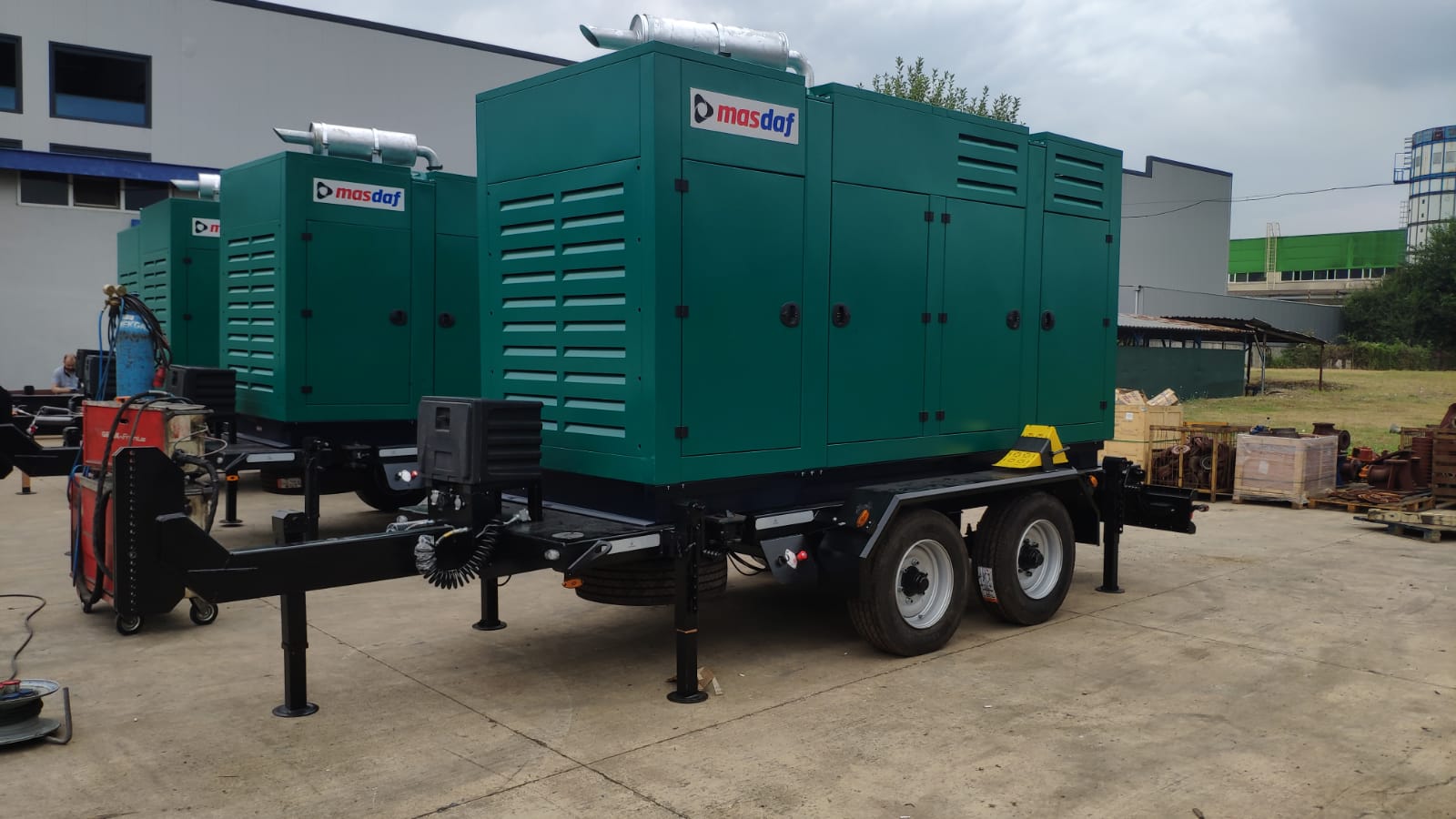 10,000 Kg Double Axle Generator Trailer