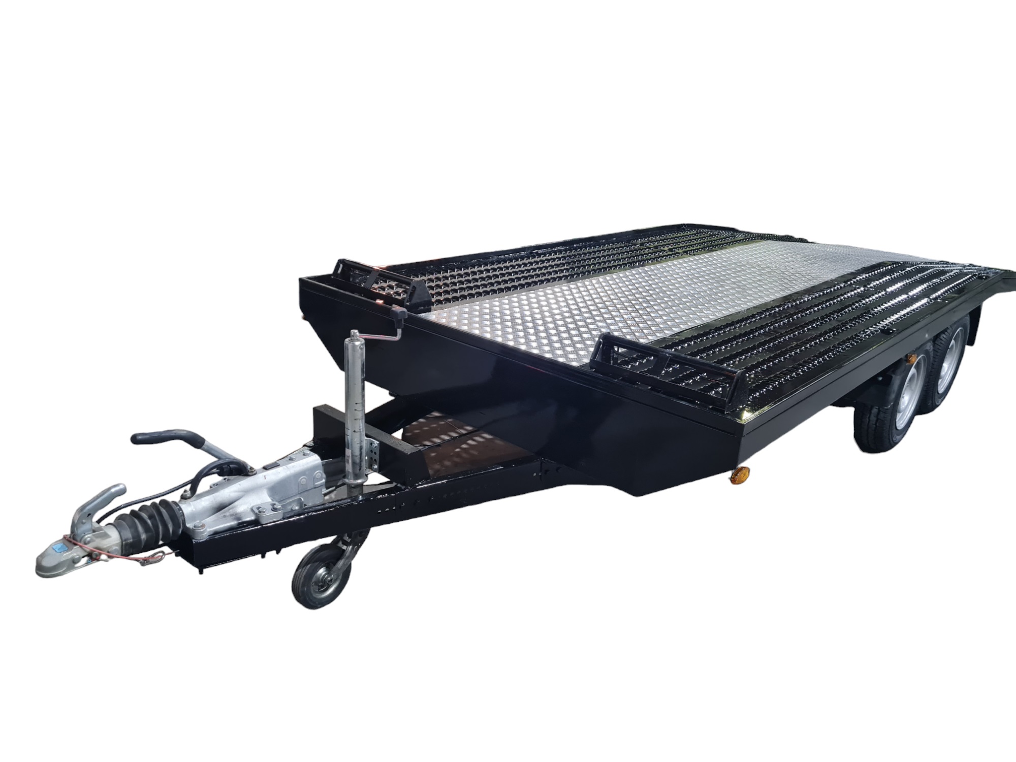 3500 kg double axle vehicle transport trailer