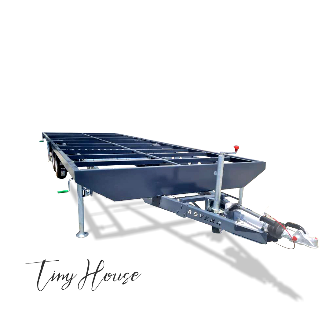 3500 kg Double Axle Raft Box Trailer