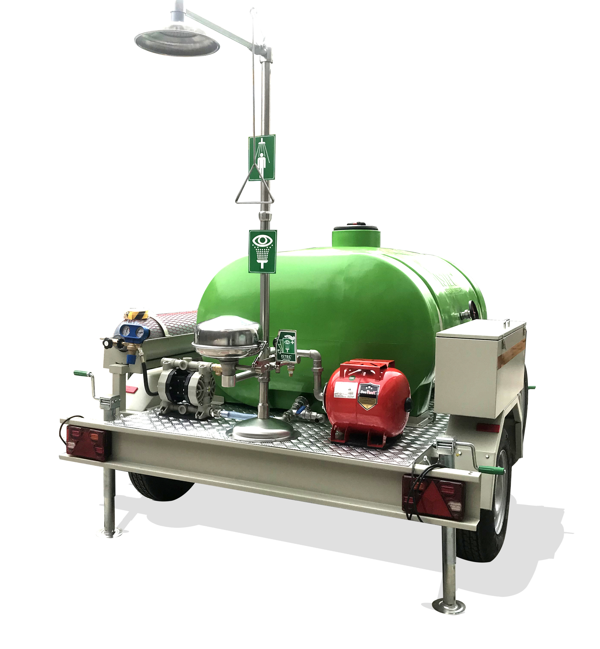 1800 kg Single Axle Chemical tank carrier
