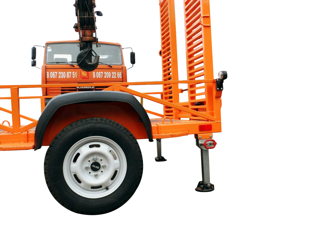 750 kg atv transport trailer