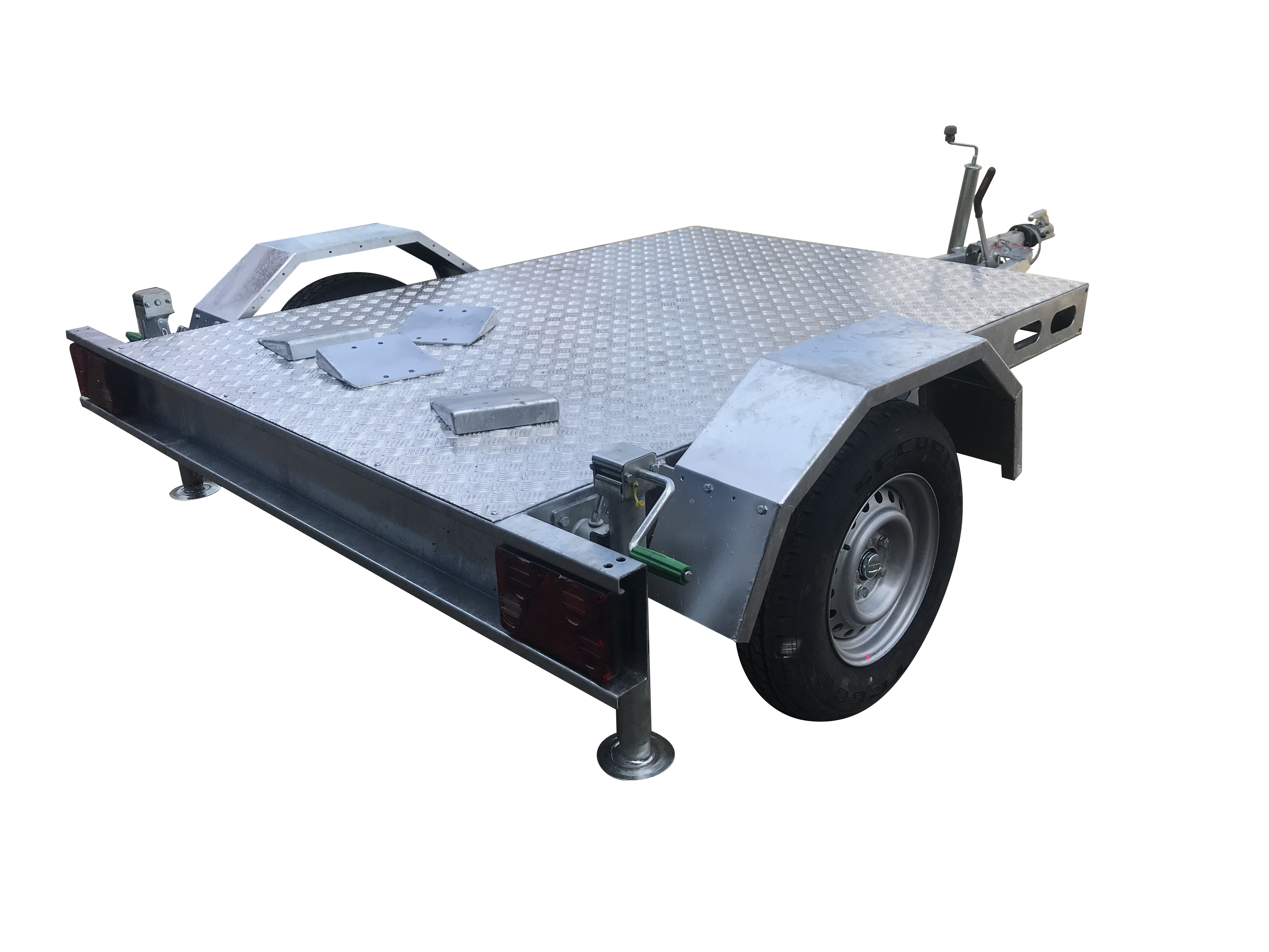 1800 kg Single Axle Generator Transport Trailer