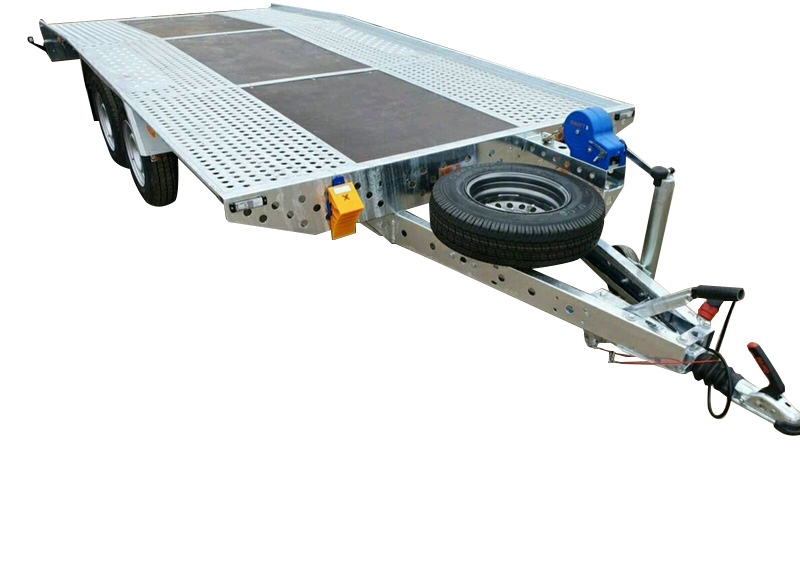 3500 Kg Double Axle Vehicle Transport Trailer