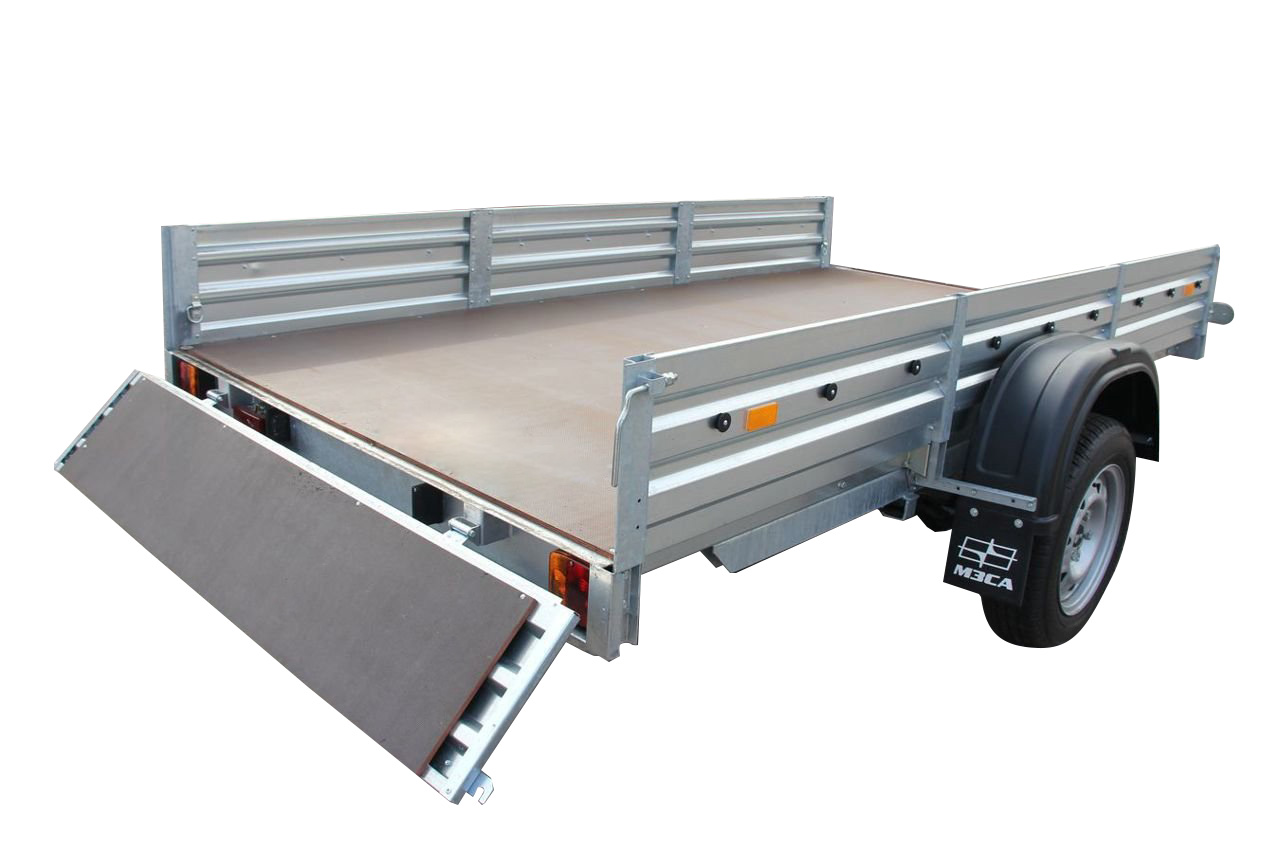 1000 kg Single Axle Open Box Trailer