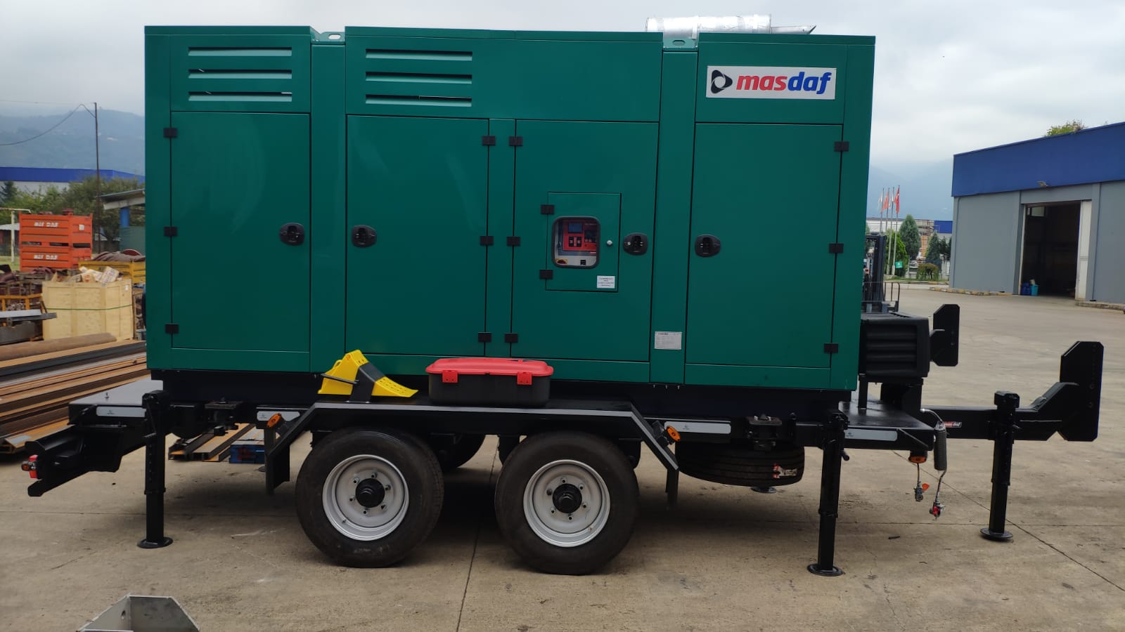 10,000 Kg Double Axle Generator Trailer