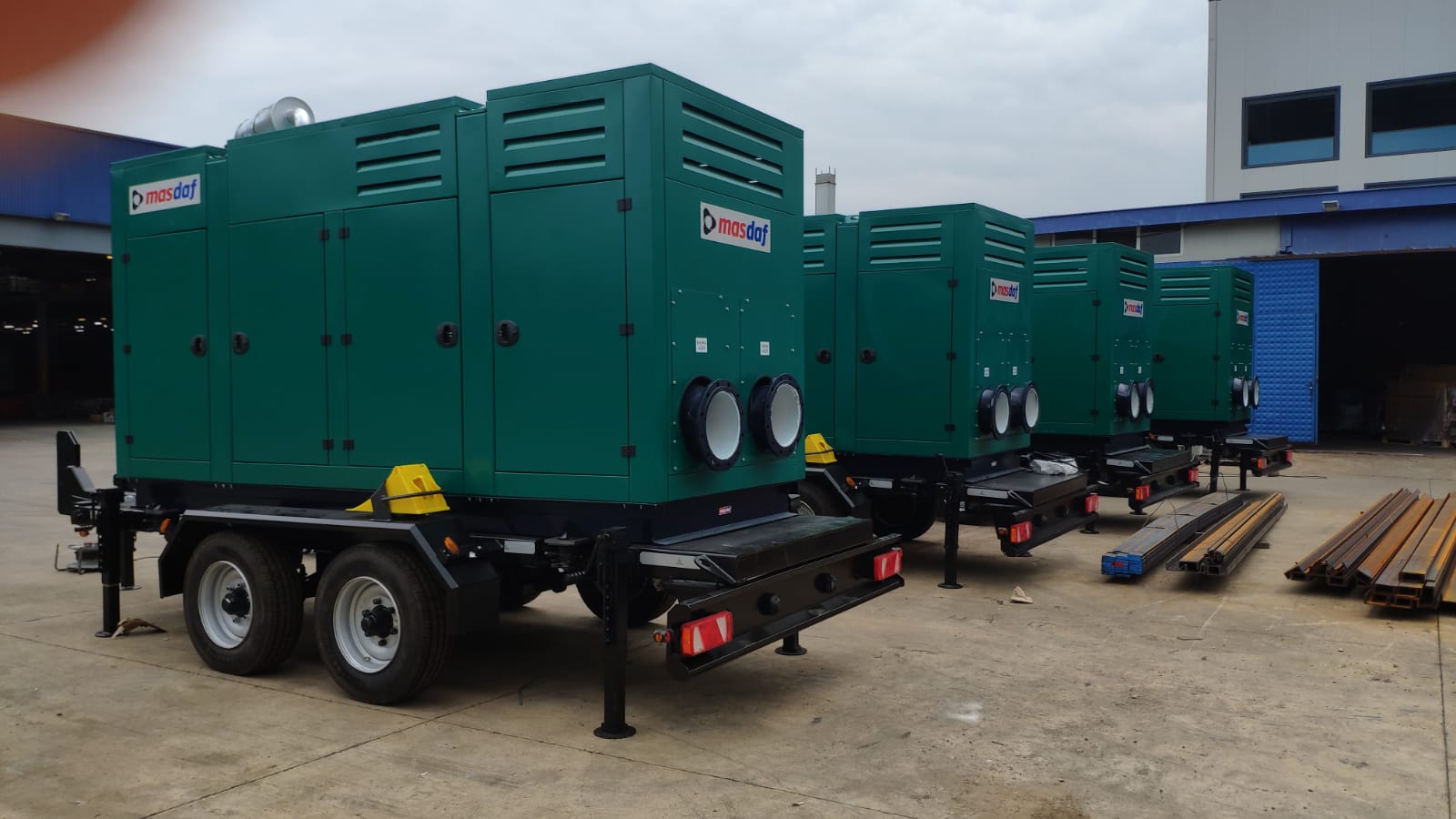 10,000 Kg Double Axle Generator Trailer