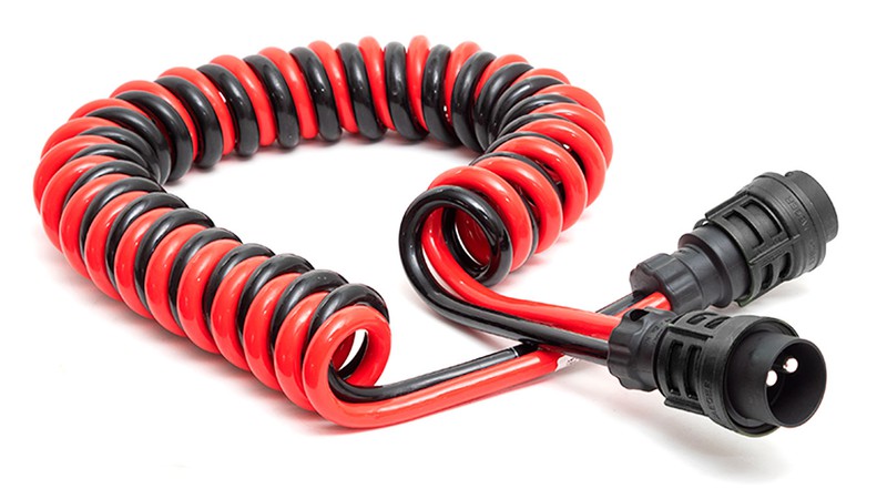 2 pin Spiral 35 mm Cable 24V SP